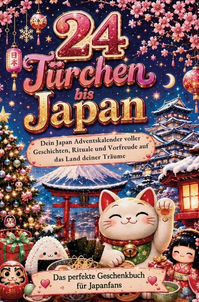 Produktbild: 24 T&uuml;rchen bis Japan: Der Japan-Adventskalender voller Geschichten, Rituale und Vorfreude auf das Land deiner Tr&auml;ume