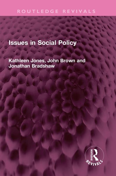 Produktbild: Issues in Social Policy
