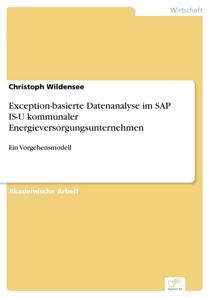 Produktbild: Exception-basierte Datenanalyse im SAP IS-U kommunaler Energieversorgungsunternehmen