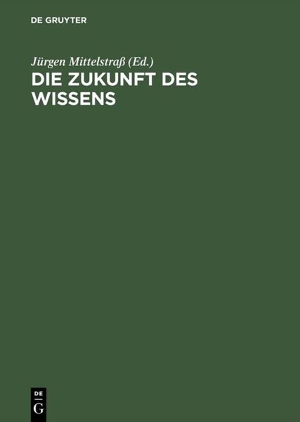 Produktbild: Die Zukunft des Wissens