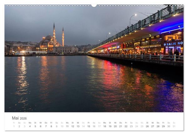 Produktbild: Istanbul - zwischen Okzident und Orient (hochwertiger Premium Wandkalender 2026 DIN A2 quer), Kunstdruck in Hochglanz