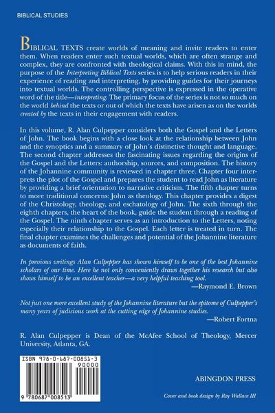 Produktbild: Interpreting Biblical Texts Series - The Gospel and Letters of John