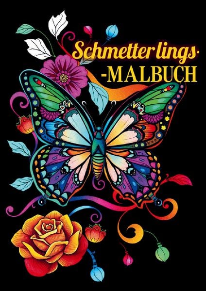 Produktbild: Schmetterlings- Malbuch