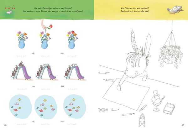 Produktbild: Grimm und M&ouml;hrchen &ndash; Das zeselige Mitmachbuch f&uuml;r graue und bunte Tage