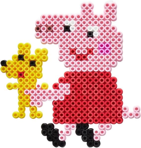 Produktbild: Hama 7917 - DIY B&uuml;gelperlen Midi 5+, Motiv Peppa Pig, Geschenkpackung, 4000 St&uuml;ck