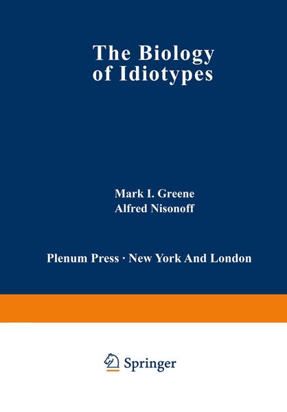 Produktbild: The Biology of Idiotypes