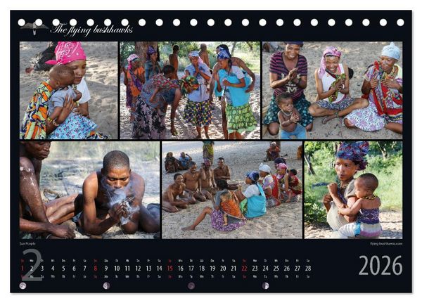 Produktbild: Botswana Blickwinkel 2026 (Tischkalender 2026 DIN A5 quer), CALVENDO Monatskalender