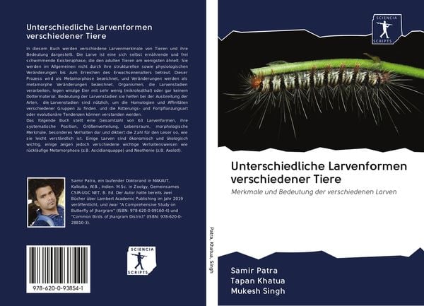 Produktbild: Unterschiedliche Larvenformen verschiedener Tiere