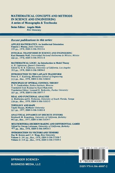 Principles and Procedures of Numerical Analysis