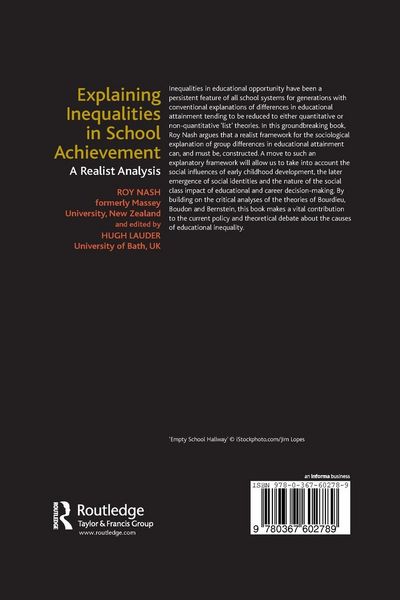 Produktbild: Explaining Inequalities in School Achievement