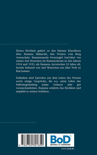 Produktbild: Erfahrungen mit der Lehre Ramana Maharshis