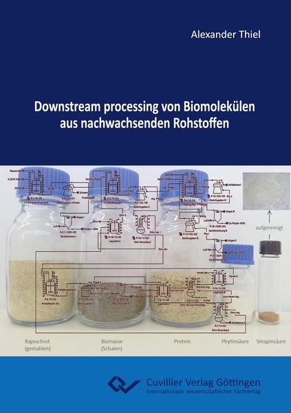 Produktbild: Downstream processing von Biomolek&uuml;len aus nachwachsenden Rohstoffen