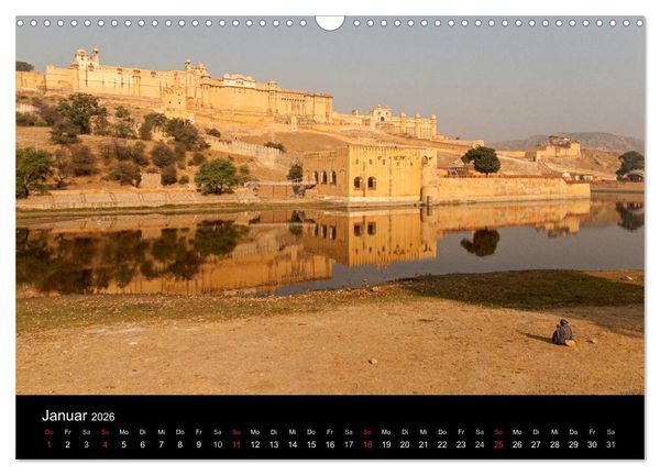 Produktbild: Indien, vom Taj Mahal zur W&uuml;ste Thar (Wandkalender 2026 DIN A3 quer), CALVENDO Monatskalender