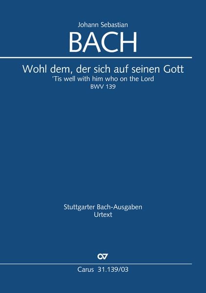 Produktbild: Wohl dem, der sich auf seinen Gott (Klavierauszug)
