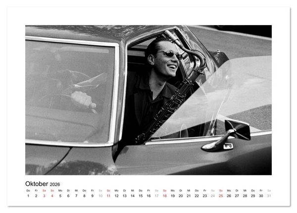Produktbild: Jazztime (Wandkalender 2026 DIN A3 quer), CALVENDO Monatskalender