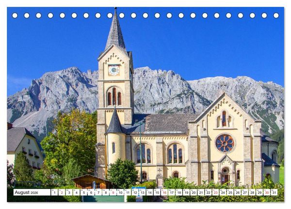 Produktbild: Ramsau am Dachstein (Tischkalender 2026 DIN A5 quer), CALVENDO Monatskalender