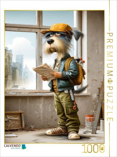 CALVENDO Puzzle Man nennt mich auch das Maler-Genie | 1000 Teile Lege-Größe 64x48cm Foto-Puzzle für glückliche Stunden, Sonstige von , Calvendo