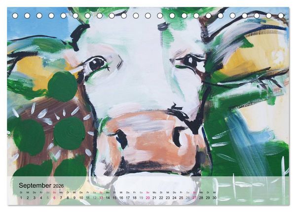 Produktbild: Kunst-Kalender von Stefanie Rogge (Tischkalender 2026 DIN A5 quer), CALVENDO Monatskalender