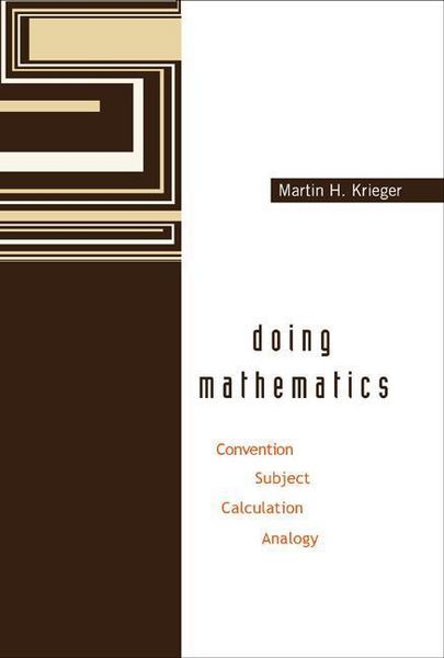 Produktbild: Doing Mathematics: Convention, Subject, Calculation, Analogy