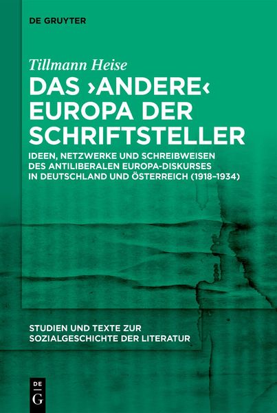 Produktbild: Das &sbquo;andere&lsquo; Europa der Schriftsteller