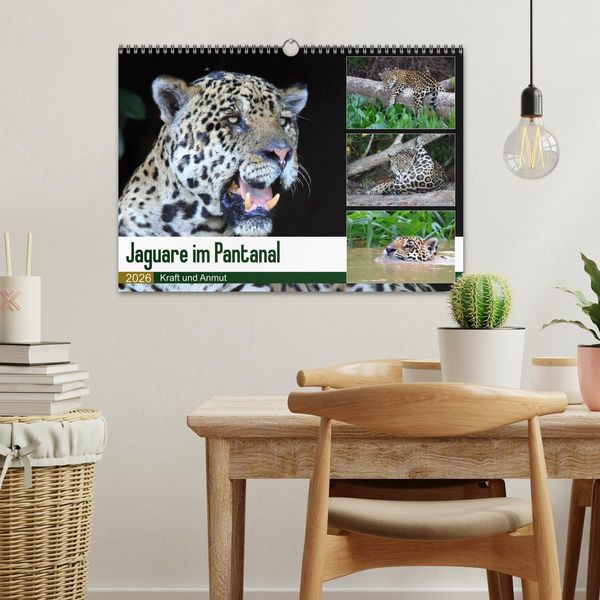 Produktbild: Jaguare im Pantanal (Wandkalender 2026 DIN A3 quer), CALVENDO Monatskalender
