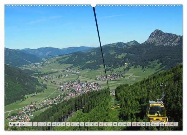 Produktbild: Bergbahnen in den Alpen (Wandkalender 2026 DIN A2 quer), CALVENDO Monatskalender