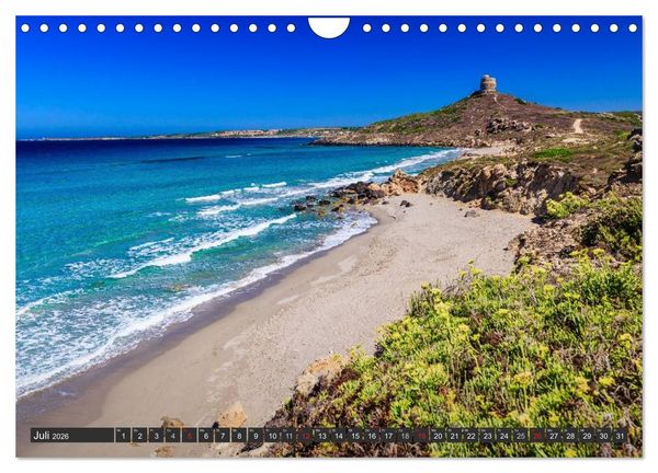 Produktbild: Sardinien - Traumstr&auml;nde am Mittelmeer (Wandkalender 2026 DIN A4 quer), CALVENDO Monatskalender