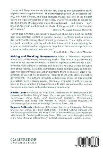 Produktbild: Making and Breaking Governments