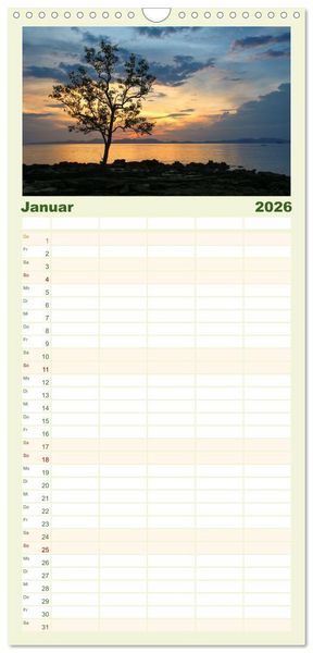 Produktbild: Familienplaner 2026 - S&uuml;dostasiens Natursch&auml;tze mit 5 Spalten (Wandkalender, 21 x 45 cm) CALVENDO