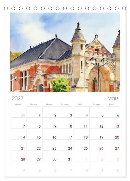 Produktbild: Bezaubernde St&auml;dte in Sachsen-Anhalt (Tischkalender 2027 DIN A5 hoch), CALVENDO Monatskalender