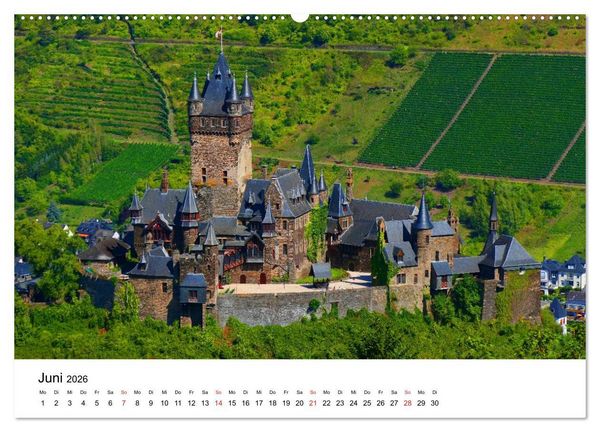 Produktbild: Deutschlands Burgen - Burgen, Schl&ouml;sser und Ruinen (Wandkalender 2026 DIN A2 quer), CALVENDO Monatskalender