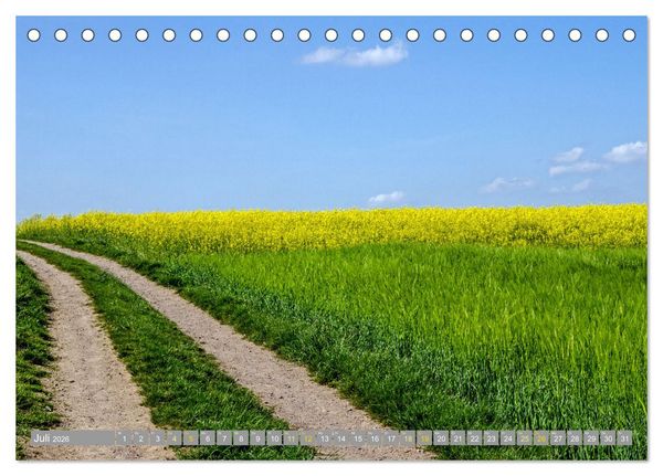 Produktbild: Wanderwege in Europa (Tischkalender 2026 DIN A5 quer), CALVENDO Monatskalender