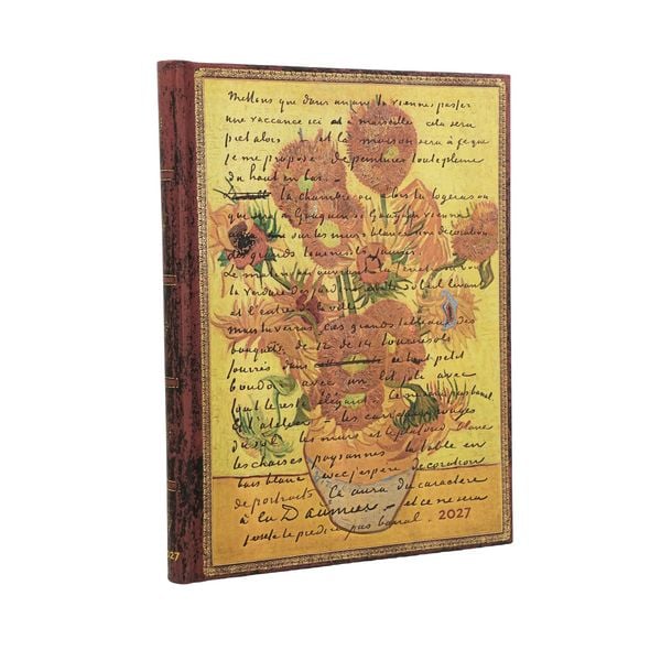 Produktbild: 12-Monatskalender 2027 Van Gogh, Sonnenblumen Ultra Vertikal