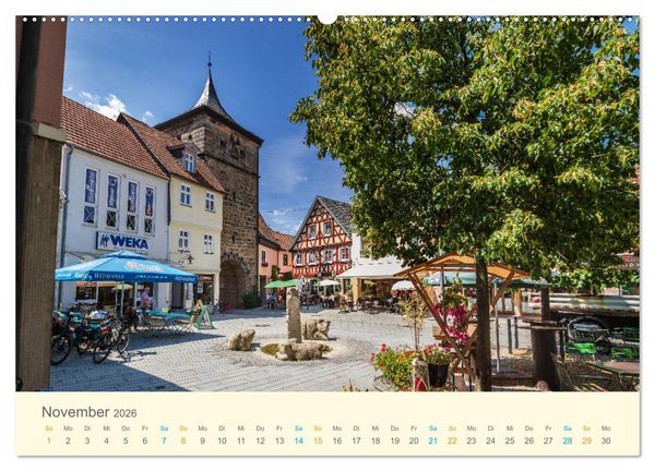 Produktbild: Lichtenfels - die Deutsche Korbstadt (hochwertiger Premium Wandkalender 2026 DIN A2 quer), Kunstdruck in Hochglanz