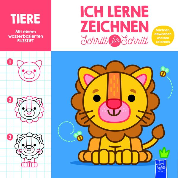 Produktbild: Ich lerne zeichnen - Schritt f&uuml;r Schritt: Tiere