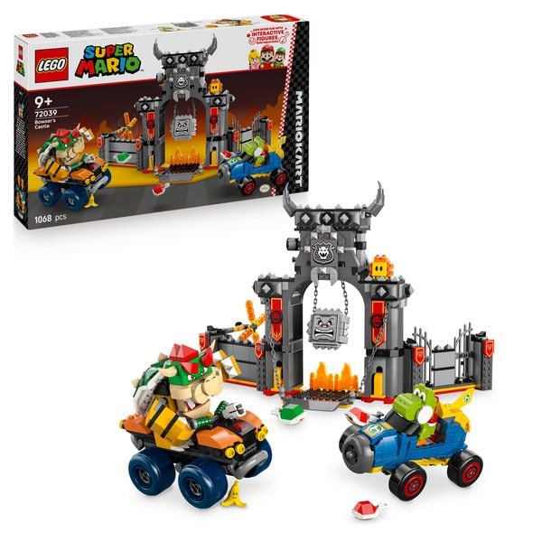 LEGO Super Mario 72039 Mario Kart - Bowsers Festung, Kinder Spielzeug