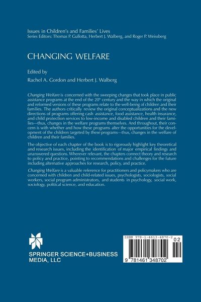 Produktbild: Changing Welfare
