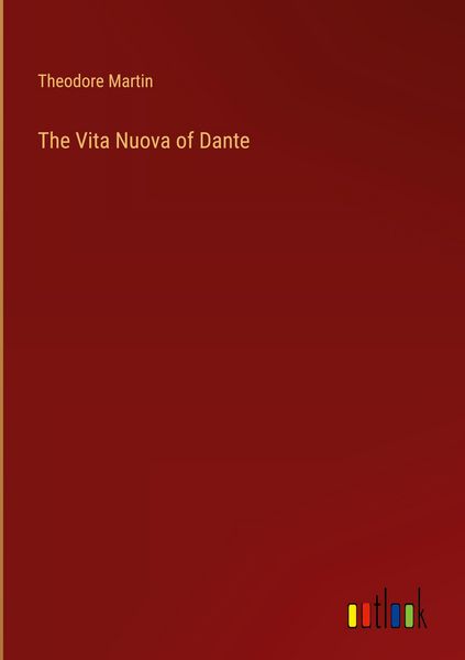 Produktbild: The Vita Nuova of Dante