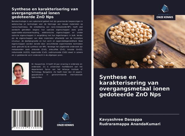 Produktbild: Synthese en karakterisering van overgangsmetaal ionen gedoteerde ZnO Nps