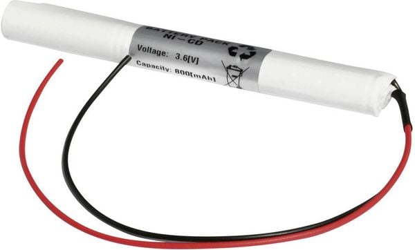 Emmerich 36AA800S Notleuchten-Akku Kabel 3.6V 800 mAh