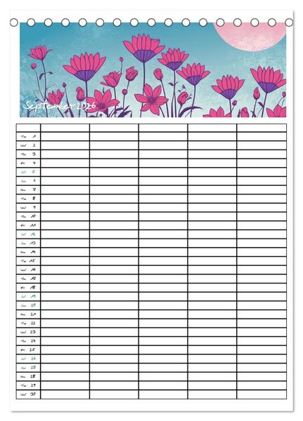 Produktbild: Home Planer (Desk Calendar 2026 DIN A5 portrait), CALVENDO 12 Month DeskCalendar