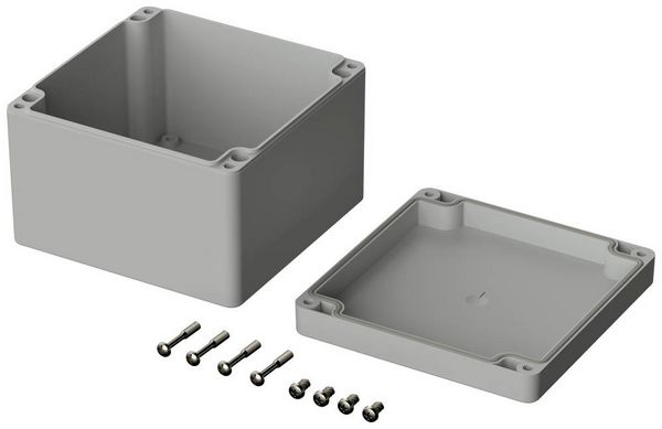 Produktbild: Bopla EUROMAS M 227 02227000 Industrie-Geh&auml;use 122 x 120 x 85 Polycarbonat Lichtgrau (RAL 7035) 1 St.