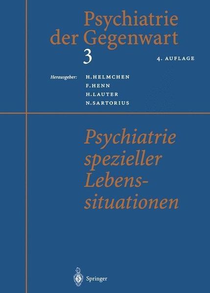 Produktbild: Psychiatrie spezieller Lebenssituationen