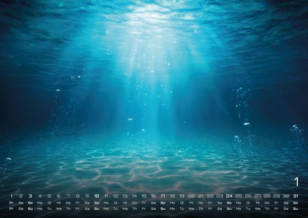Produktbild: Meer &ndash; Im Rhythmus der Gezeiten! - 2027 - Kalender DIN A2