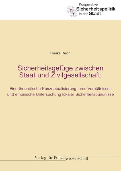 Produktbild: Sicherheitsgef&uuml;ge zwischen Staat und Zivilgesellschaft