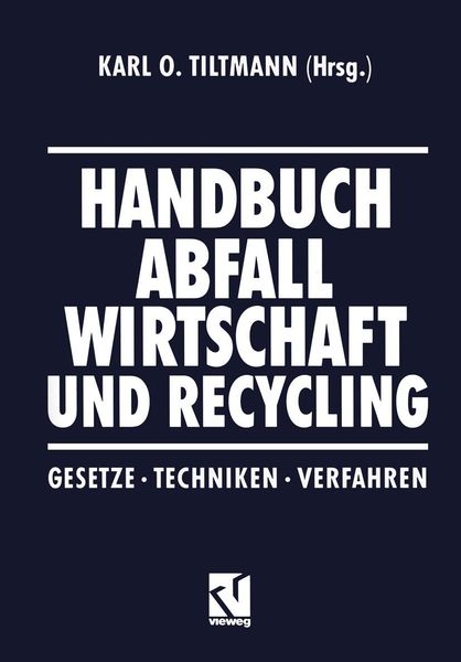 Produktbild: Handbuch Abfall Wirtschaft und Recycling