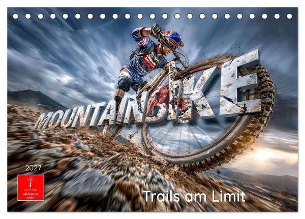 Produktbild: Mountainbike - Trails am Limit (Tischkalender 2027 DIN A5 quer), CALVENDO Monatskalender