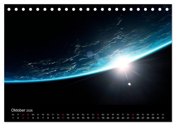 Produktbild: Ferne Welten (Tischkalender 2026 DIN A5 quer), CALVENDO Monatskalender