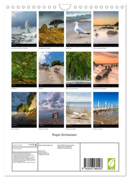 Produktbild: R&uuml;gen Sichtweisen (Wandkalender 2026 DIN A4 hoch), CALVENDO Monatskalender