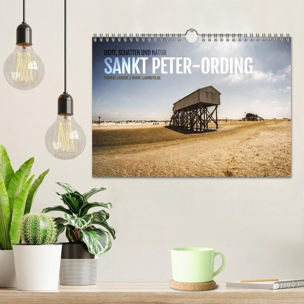 Produktbild: Sankt Peter-Ording. Licht, Schatten und Natur (Wandkalender 2026 DIN A4 quer), CALVENDO Monatskalender